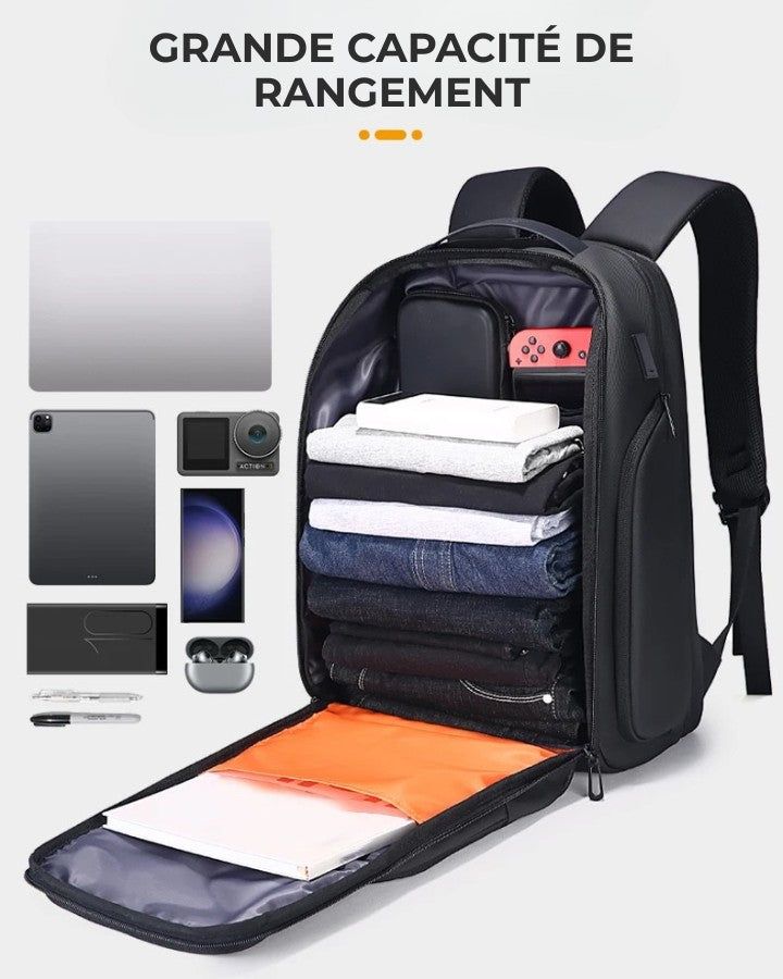 sac à dos avec rembourrage pour ordinateur portable