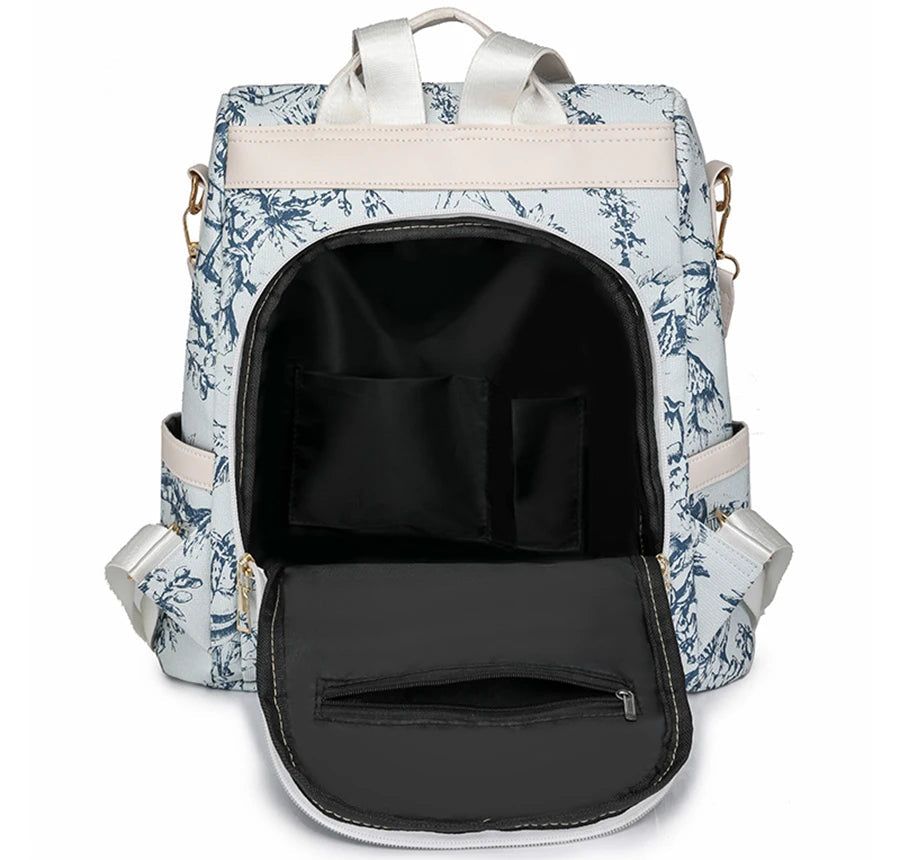 sac à dos pratique pour femmes avec fermeture arrière