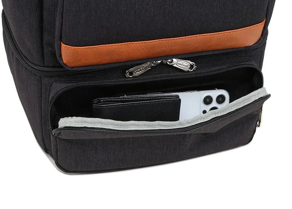 sac à dos pratique pour ordinateur et boissons fraîches