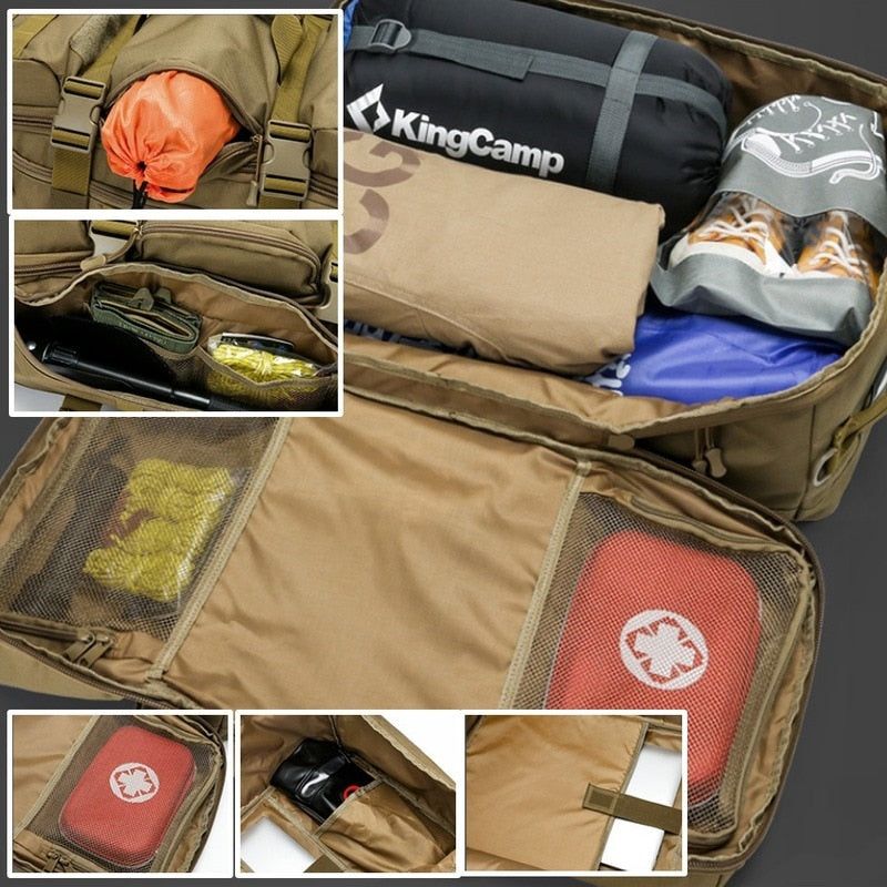 sac à dos robuste pour excursions militaires