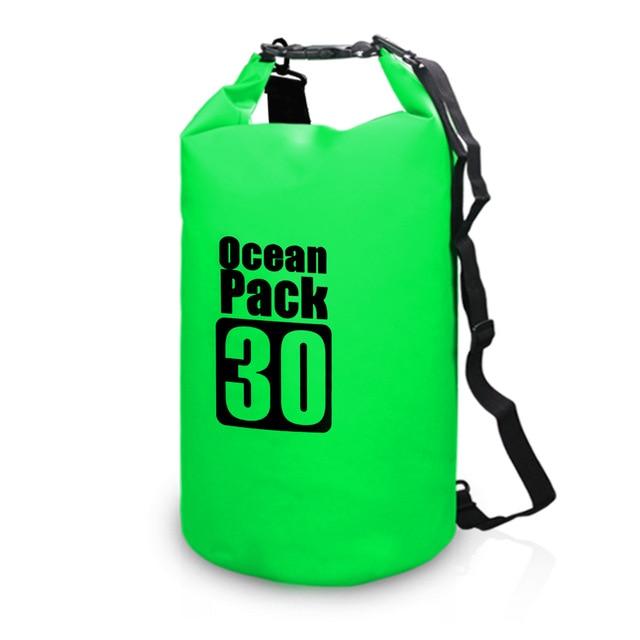 Sac de Voyage Étanche <br>Ocean Pack Vert – Image 4