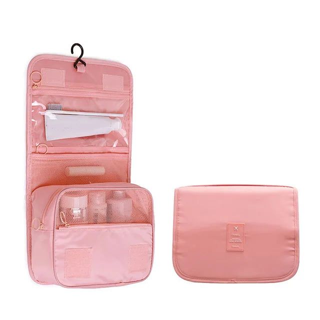 trousse de toilette avec rangement astucieux