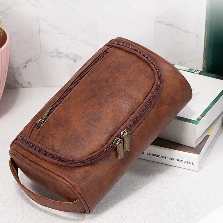 trousse de voyage rétro unisexe pour produits de beauté