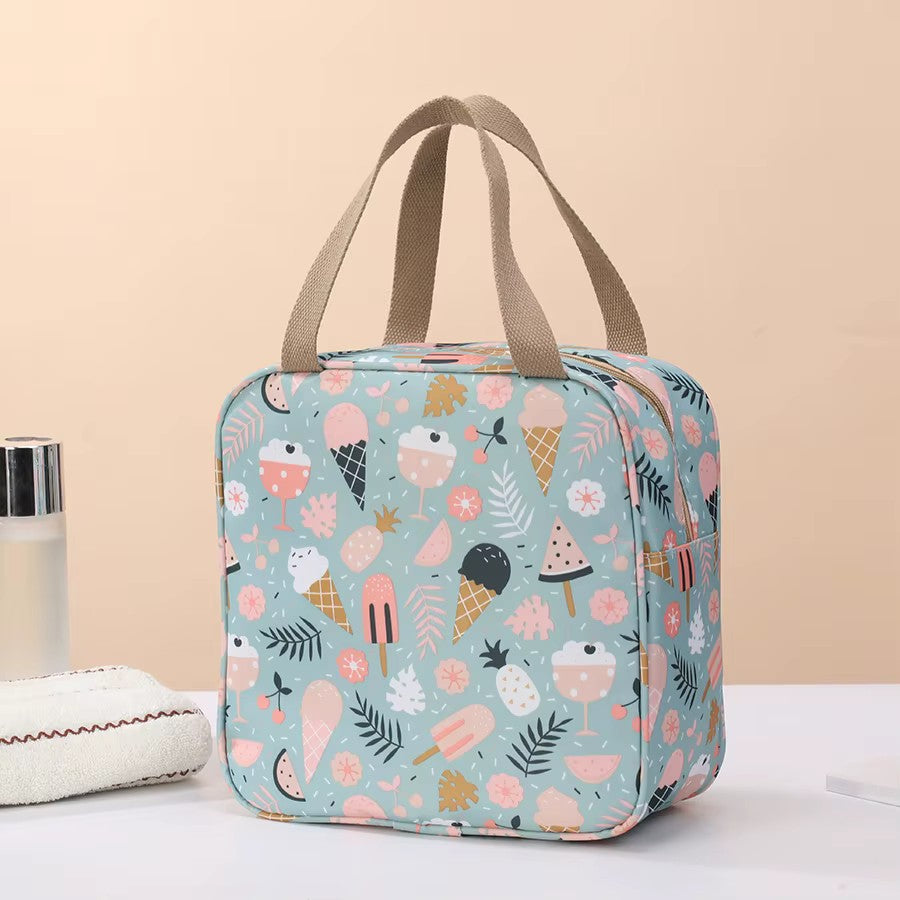 Vanity Souple Format Voyage - Motif Glaces d'Été