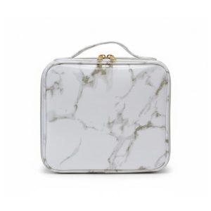 Vanity de couleur marbre - trousse de maquillage