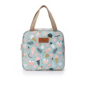 Vanity souple format voyage - motif glaces d'été