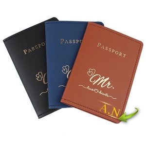 Étui Passeport Personnalisé Couple Mr Mrs