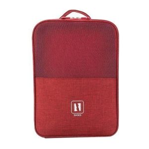 sac à chaussures de voyage travelbasics rouge
