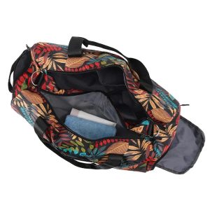 Sac Polochon Femme Fleuri